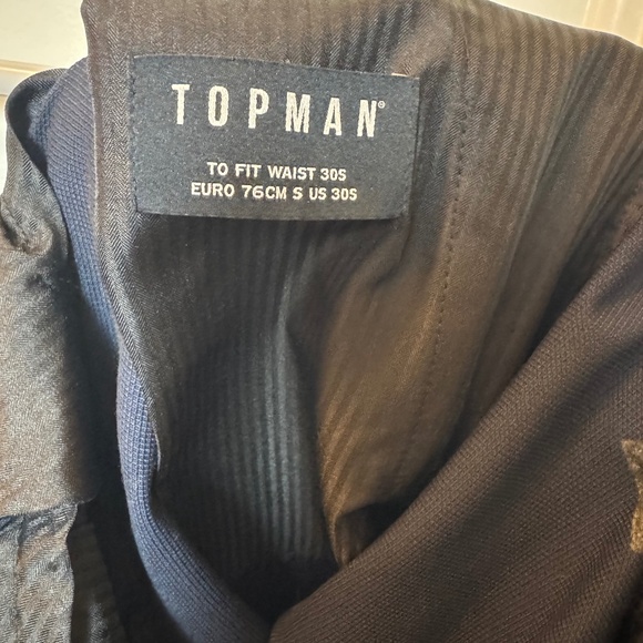 Topman Men's Navy Suit Skinny Fit - Picture 7 of 8